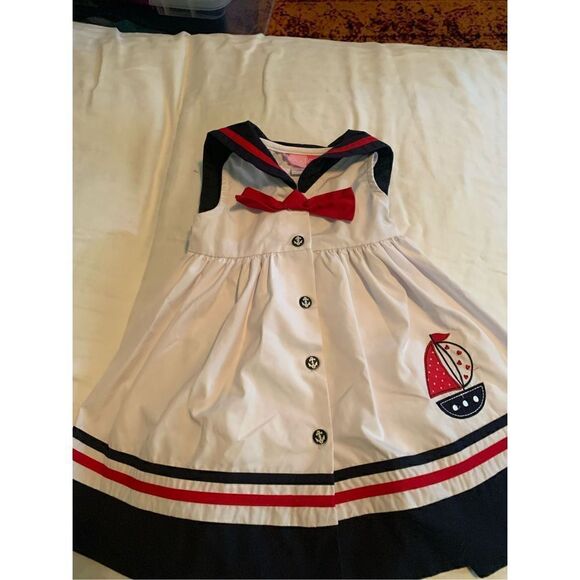 Good lad Red, White & Blue Nautical Style Dress - Picture 1 of 6